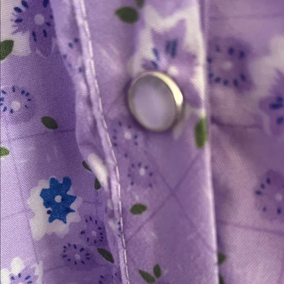 Purple Floral Women's Nightgown - Picture 4 of 6